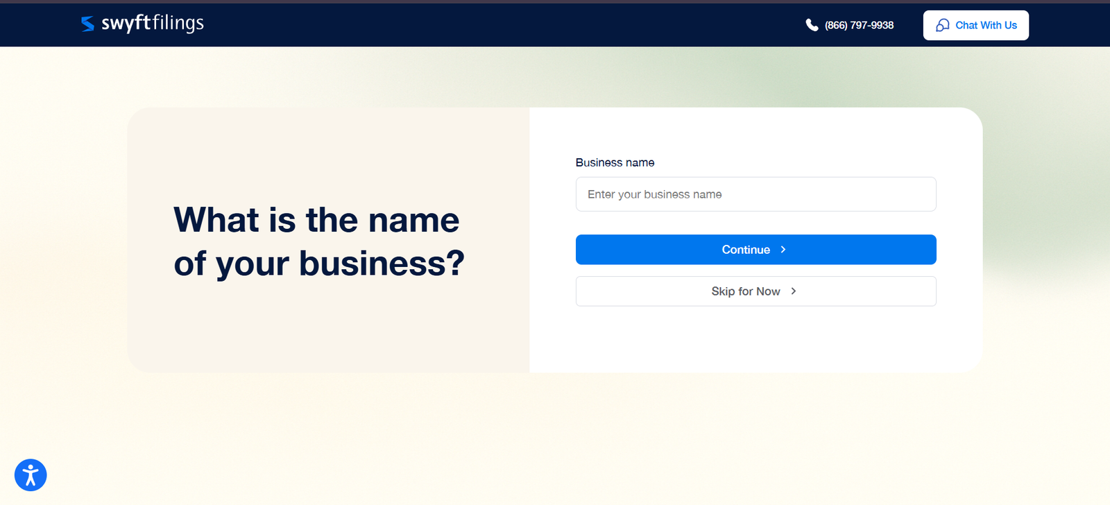 Swyft Filings business name page